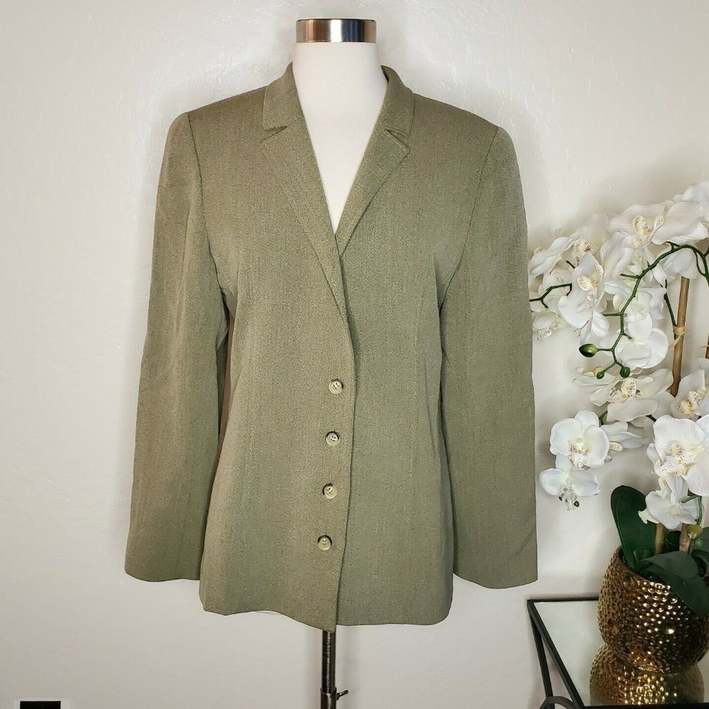 Valentino Boutique Women’s Green Blazer Size 10